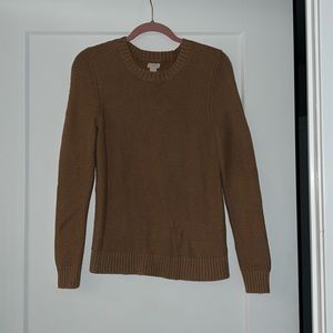J. Crew Tan Knit Sweater